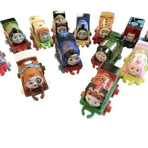 Thomas The Tank Train And Friends Holiday Mini Trains Mattel Lot Of 13 Christmas